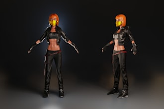 do 3d character modelling in blender 3d