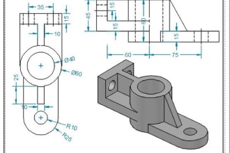 produce 2d and 3d mechanical drawing
