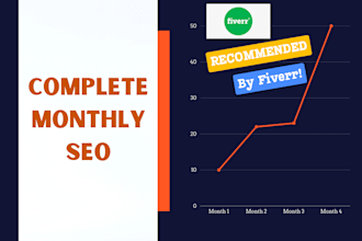 do complete monthly SEO for your website