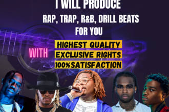 produce an exclusive professional beat for you