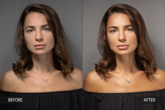 do photo retouching, photoshop editing, fashion beauty, high end, headshot