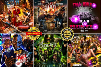design unique mixtape cover, album cover and single cover