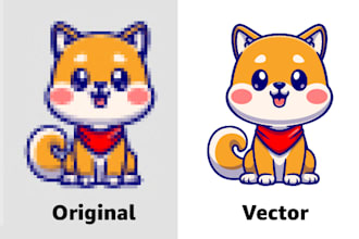 vector tracing, convert raster logo or image into vector