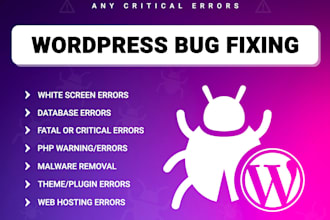 fix bug, remove malware from any wordpress, PHP, laravel cms