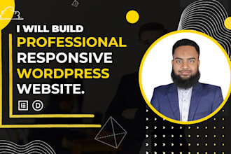 build a professional responsive wordpress website with elementor