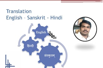translate sanskrit, english, hindi and marathi