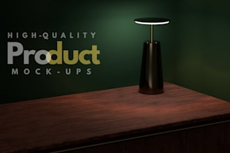 make 3d models for product mockup and 3d printing
