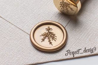 design custom wax seal for your logo