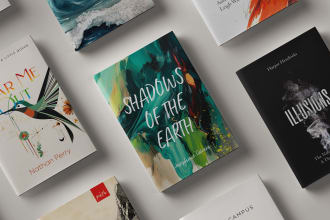 create artistic poetry book cover