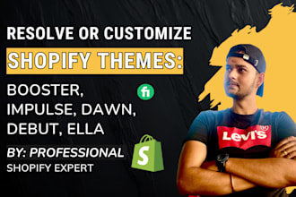 booster, impulse, dawn, debut, ella, any shopify theme bugs issues or customize
