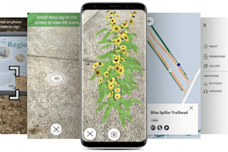 make ar augmented reality app for ioss and android using unity 3d
