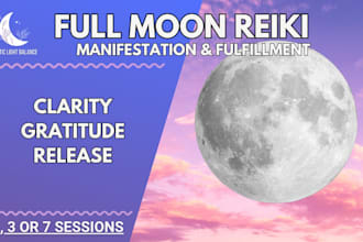 do full moon reiki for manifestation and fulfillment