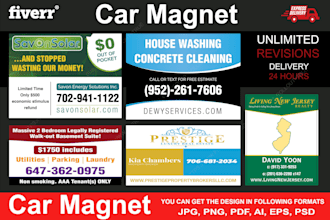 design best and high quality car door magnet