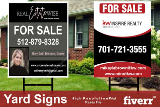 design creative and best custom yard signs