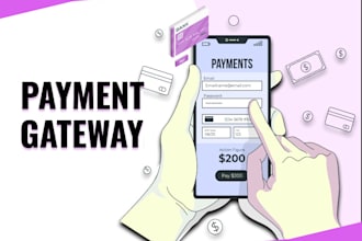 create payment gateway page