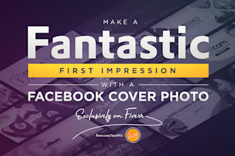 create a professional facebook cover