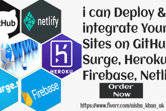 do deployments on github netlify surge firebase heroku