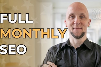 do your monthly SEO and optimise your website