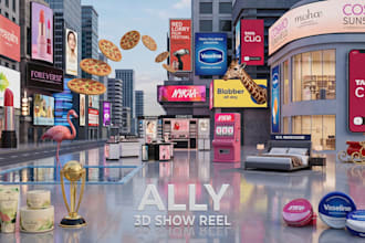create a custom 3d product reel