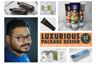 provide elegant and luxurious product packaging design
