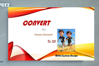 convert any photo to 3d with custom clothes design