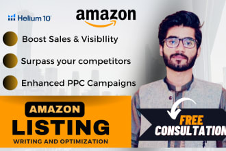 write SEO amazon listing optimized, fba product description that will rank fast