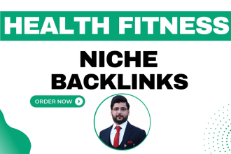 do high quality health and fitness niche related SEO backlinks