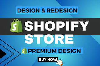 create a branded shopify store or shopify website design