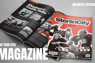 do epic booklet or magazine layout design