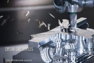 make cnc program for 2 to 5 axis turning and milling machine