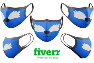 design unique face surgical or fashion mask with your design
