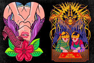make high quality design for shirt design street wear