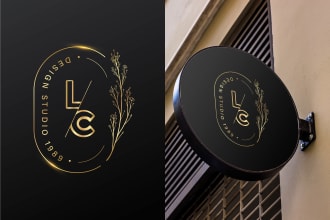 create a minimalist fashion clothing monogram logo