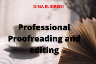 proofread and edit your document in english , french, german