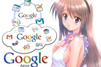 setup Google Apps on your domain and create all 10 users
