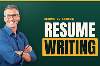 write an ats optimized resume and CV for your job search