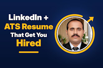 optimize your linkedin profile and write ats resume, CV