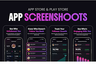 design high converting app store screenshots and play store screenshots
