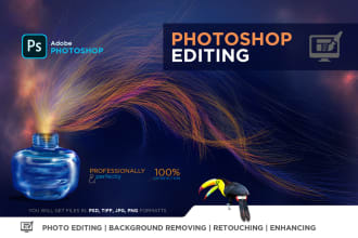 do photoshop editing and background removing
