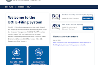 file boi reporting for your existing or new business in USA