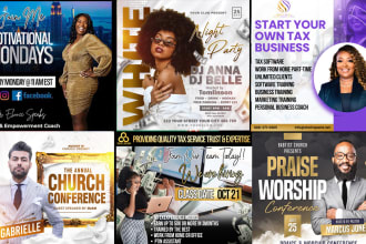 design unique credit repair flyers and instagram post