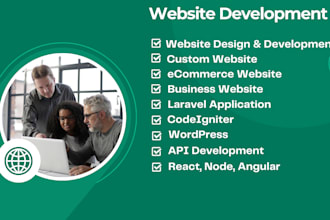 build website, website development, fullstack development