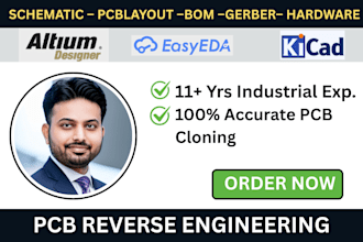 reverse engineer circuit pcb hardware and clone pcb perfectly