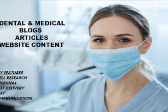 dental blogs, articles and content writer