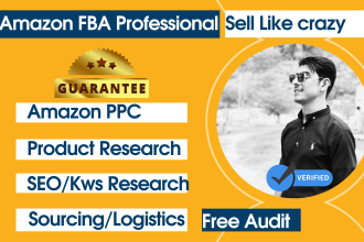 be your amazon virtual assistant, amazon fba consultant, amazon PPC specialist