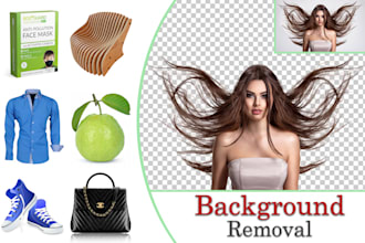 do 100 photo background removal work fast delivery
