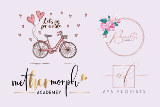 design feminine and glamorous logo designs for you