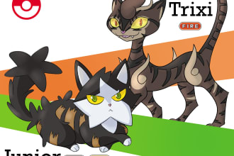 draw your pet as a pokemon