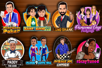 draw cartoon logo from your photo