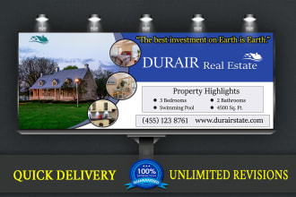 design billboard, banners, signage, roll ups, yard sign, storefront signs